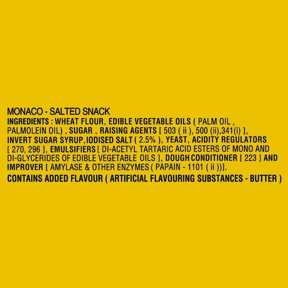 Parle Monaco Salted Biscuits 200 G – view 4