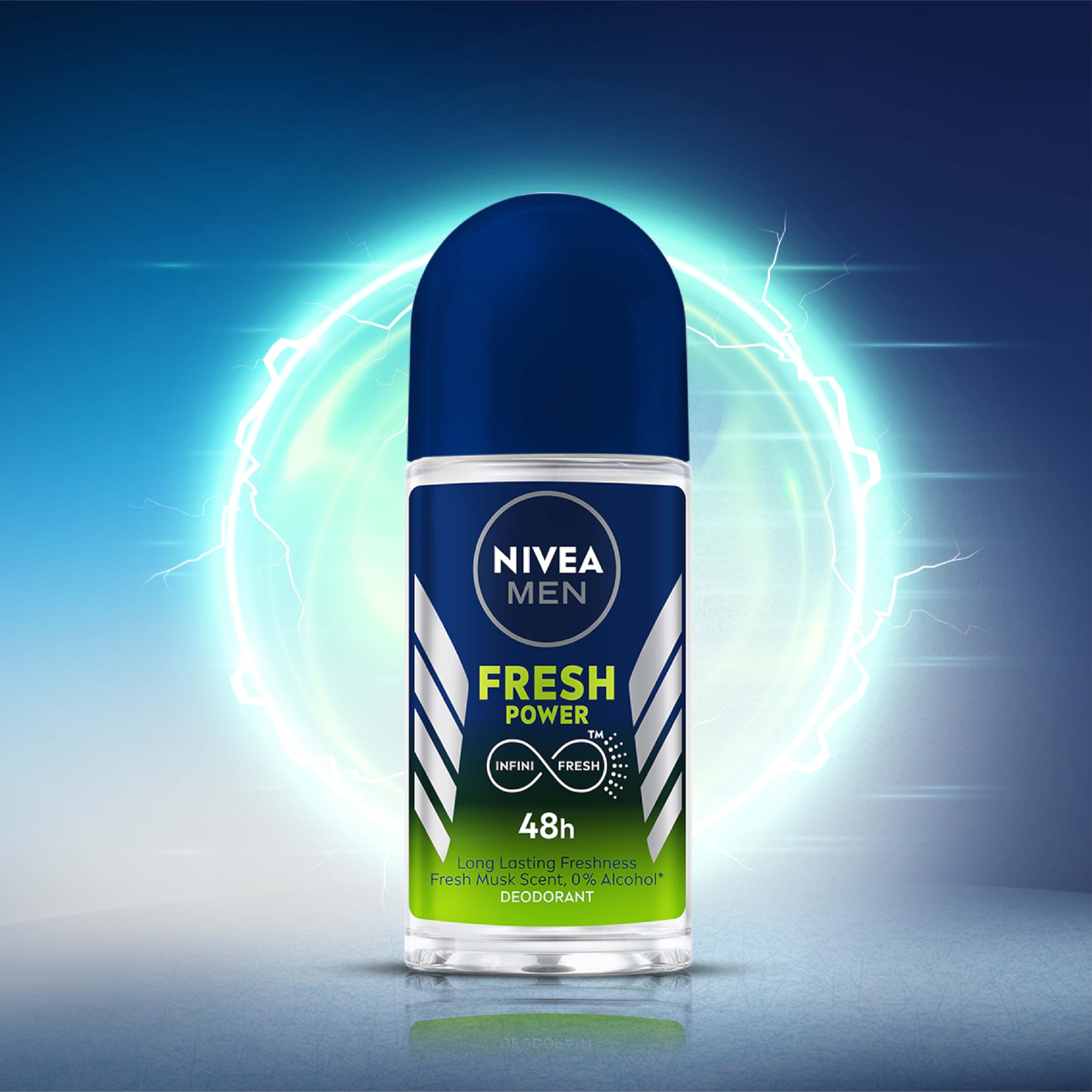 Nivea Deodorant Roll On, Fresh Power for Men, 50ml – view 2