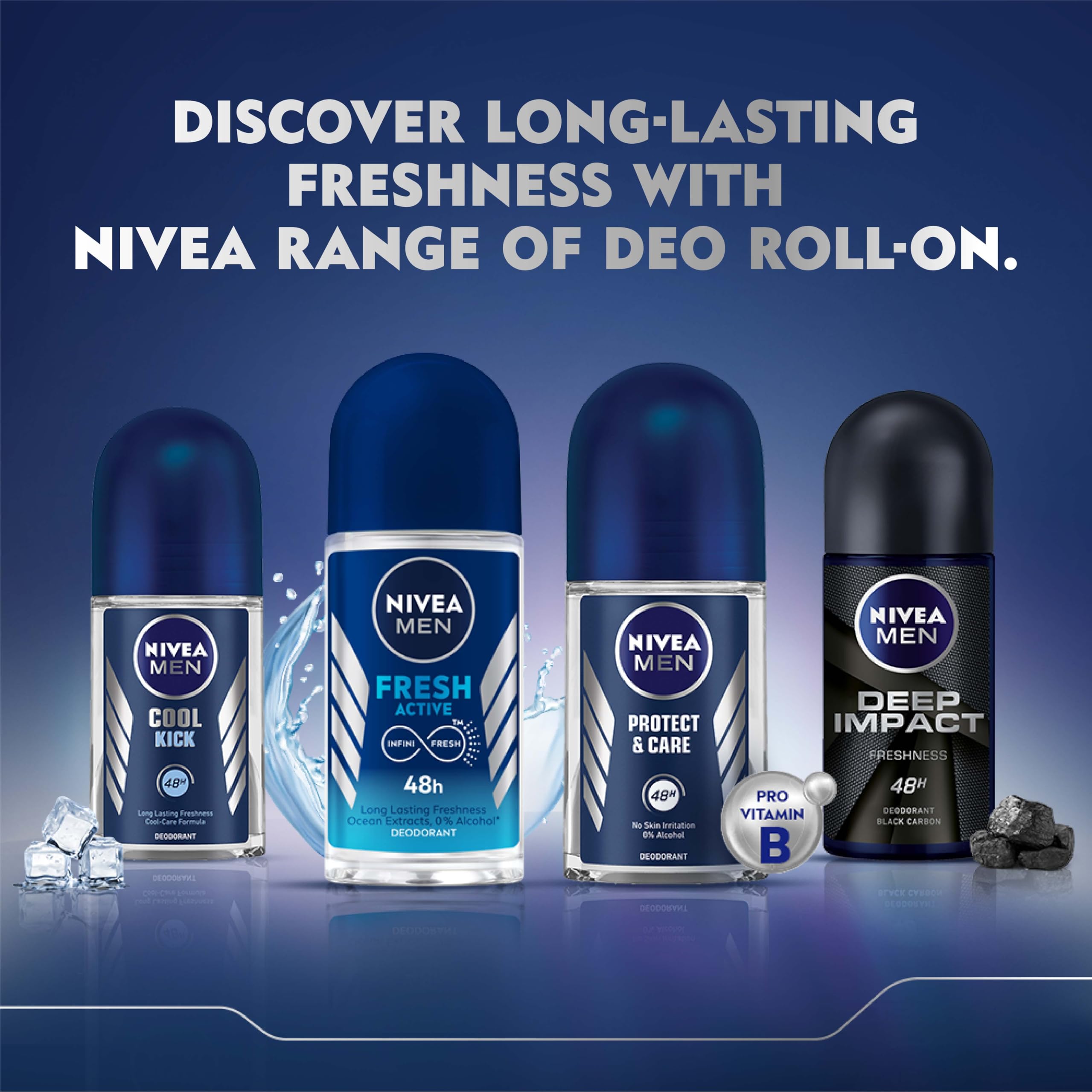 Nivea Deodorant Roll On, Fresh Power for Men, 50ml – view 7