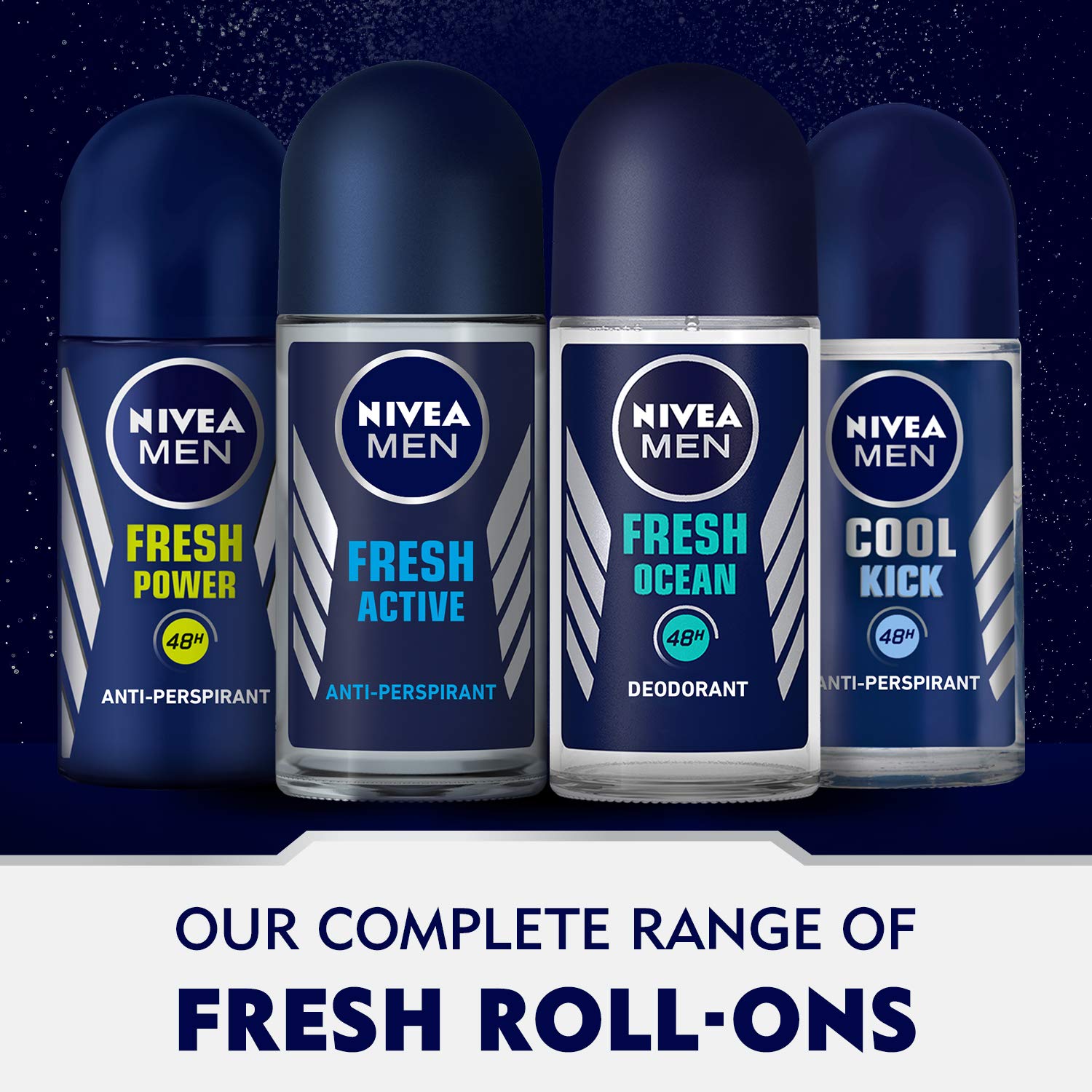 Nivea Cool Kick Deodorant Roll On for Men, 50ml, Pack of 3 – view 7