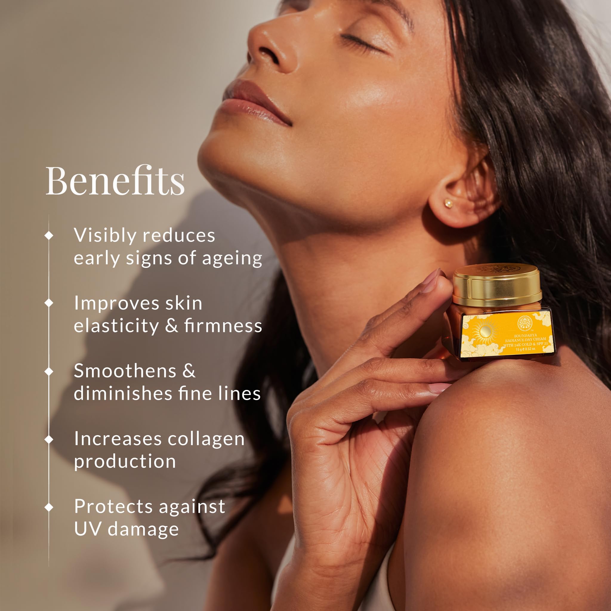 Forest Essentials Soundarya Radiance Cream With 24K Gold & SPF 25 – view 2