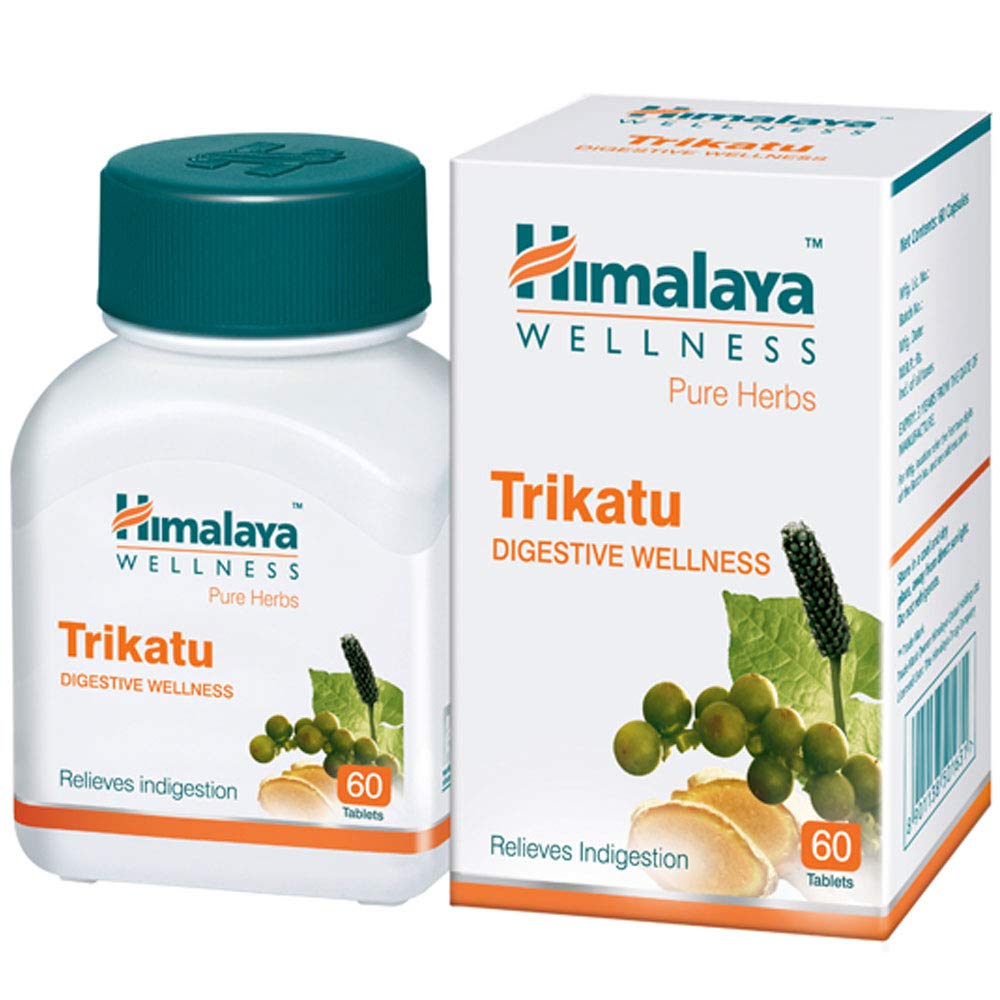 Himalaya Trikatu digestive wellness tablet canister with 60 tablets