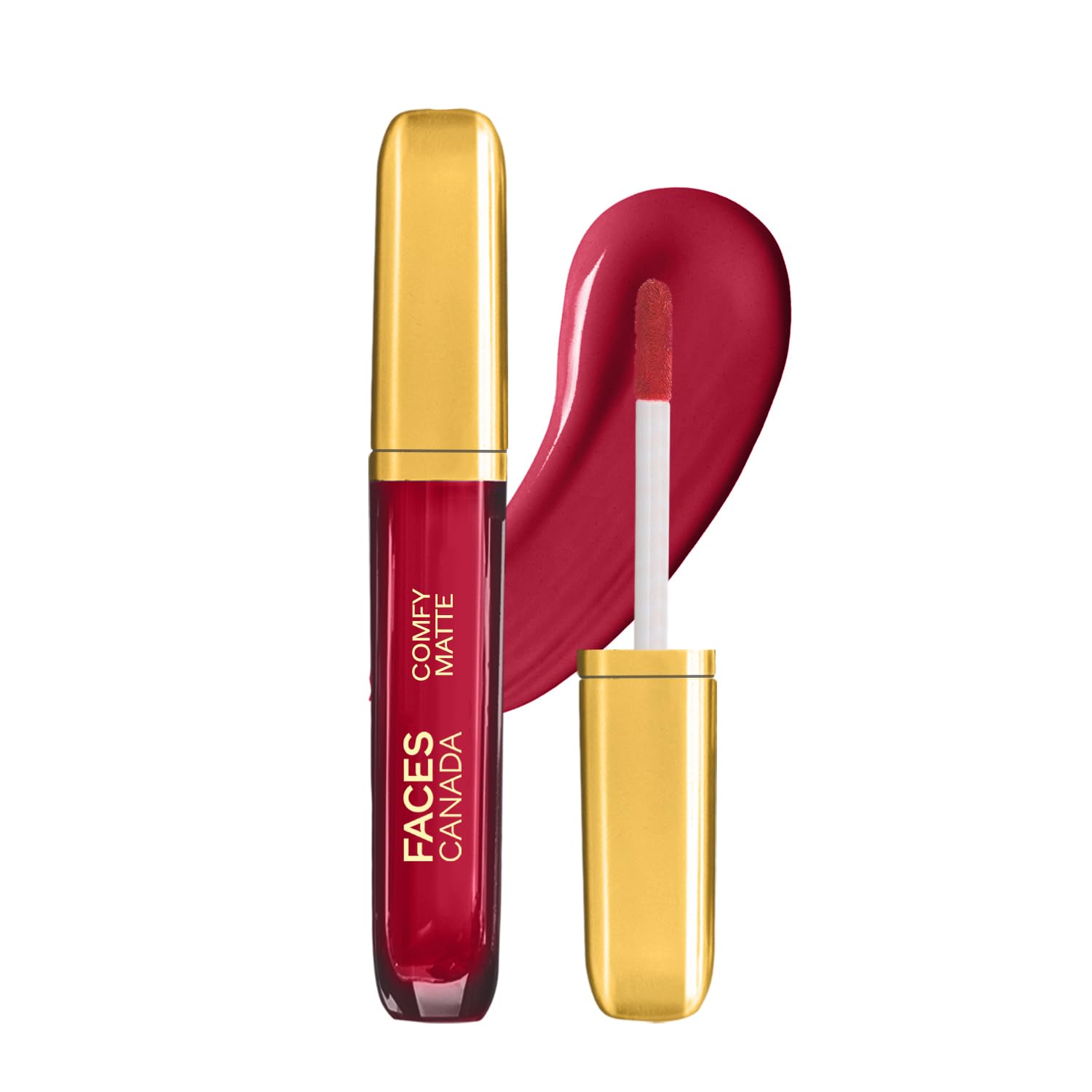 Matte liquid lipstick tube in On My Way 01 shade