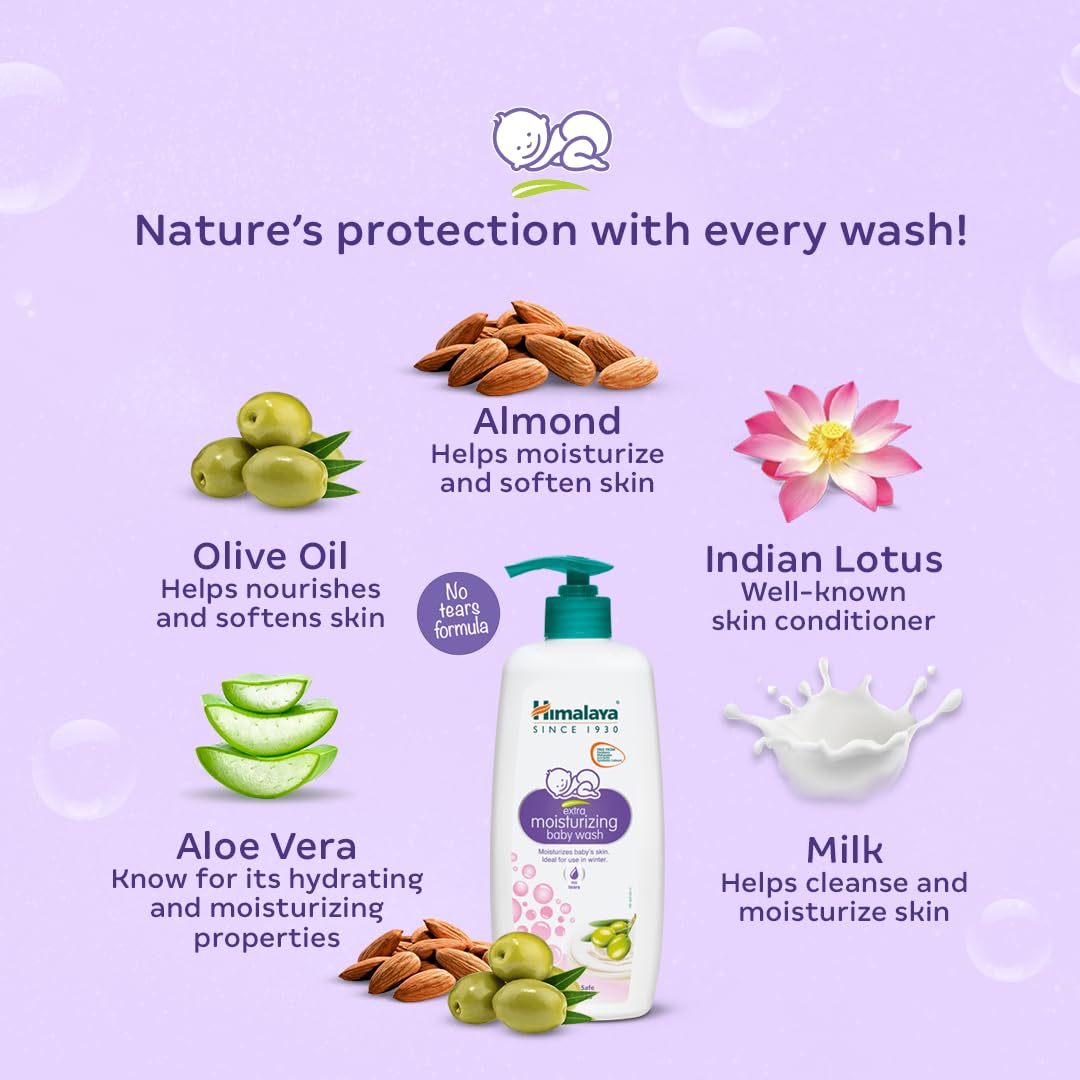 Himalaya Extra Moisturizing Baby Wash, 100ml – view 6
