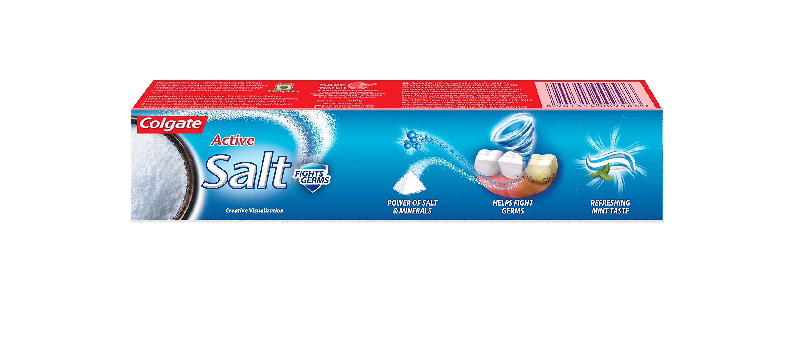 Colgate Toothpaste Active Salt - 200 g – view 3