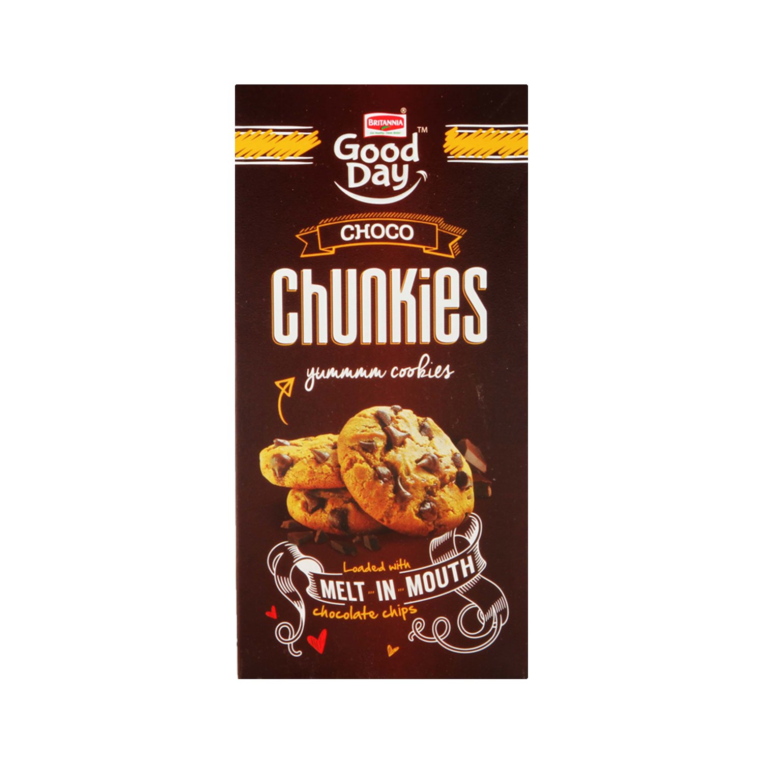 Britannia Good Day Chunkies chocolate cookie pouch