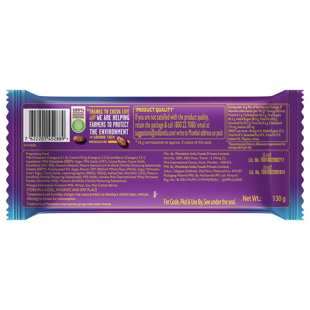 Cadbury Dairy Milk Silk Oreo Chocolate 130 G – view 2