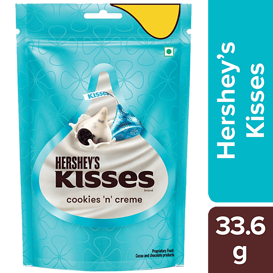 Hershey's Cookies & Creme chocolate pack with wrapped pieces