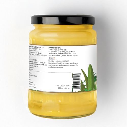 Kapiva Certified A2 Gir Cow Ghee 500ML – view 9