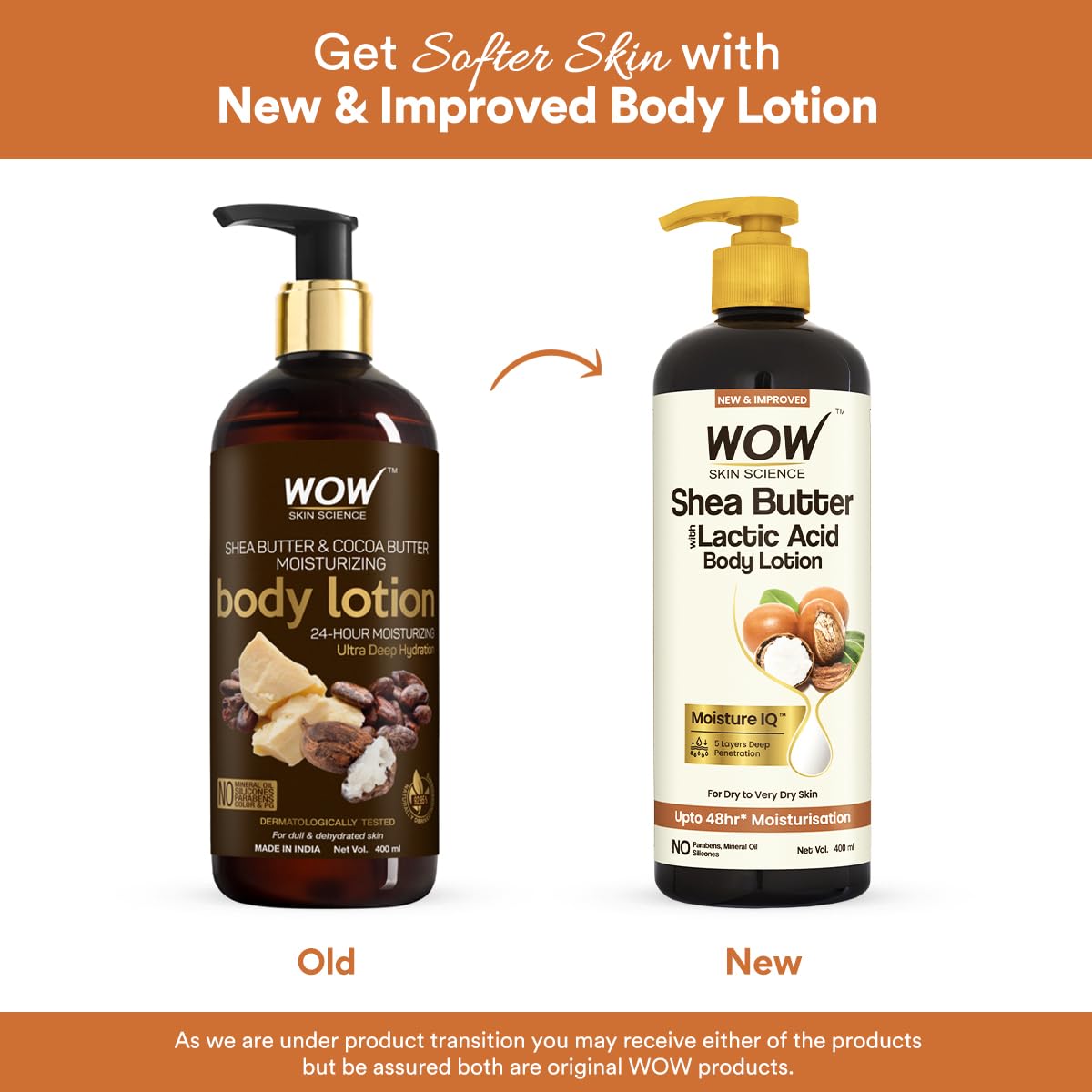 WOW Skin Science Shea Butter With Lactic Acid Body Lotion – view 3