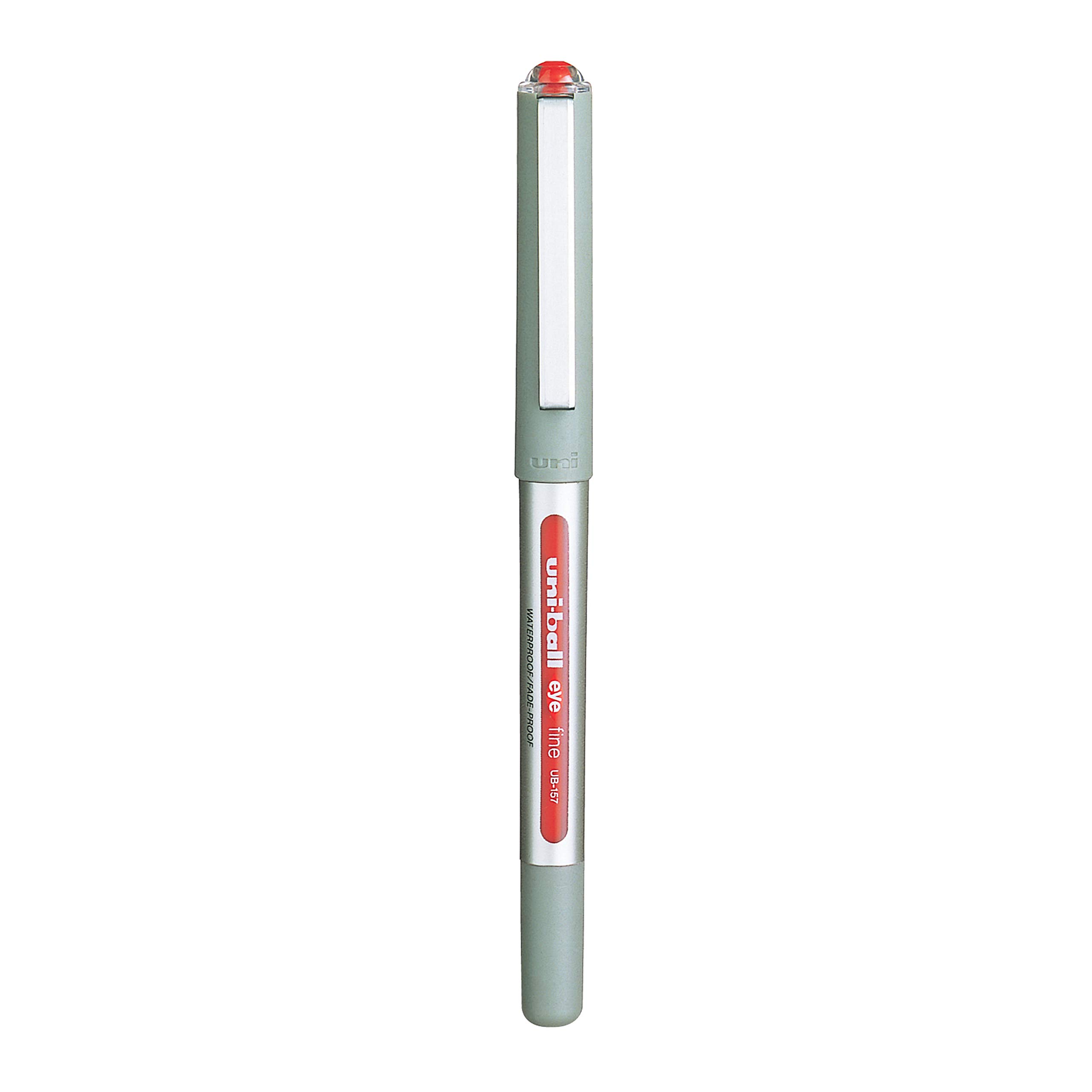 uni-ball Eye UB157 0.7 mm Roller Ball Pens, Red Ink, Pack of 6 – view 3