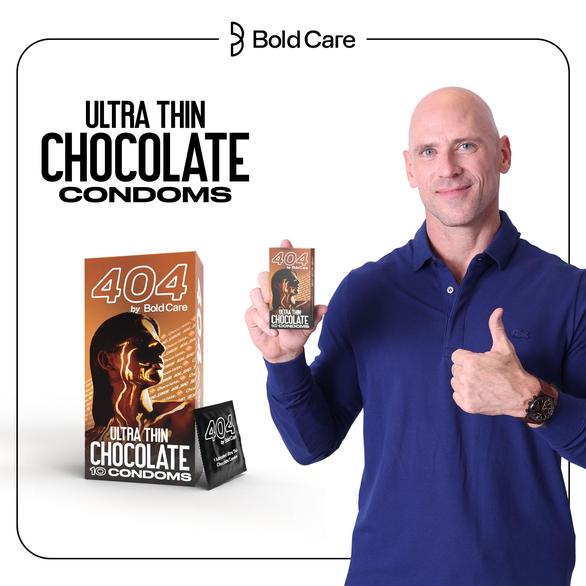 Bold Care 404 Super Ultra Thin Chocolate Flavored Condoms For Men - (Pack of 3) – view 7