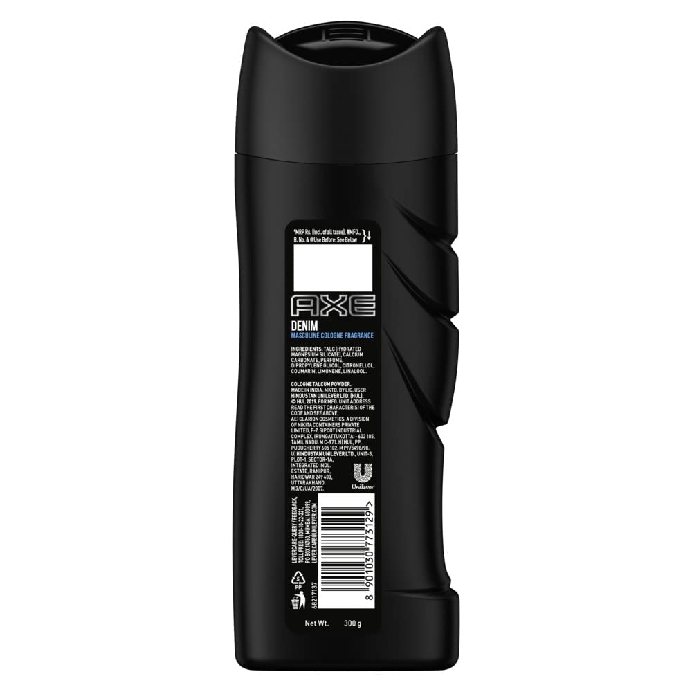 Axe Signature Denim Cologne Talc Pack of 300 g powder – view 2