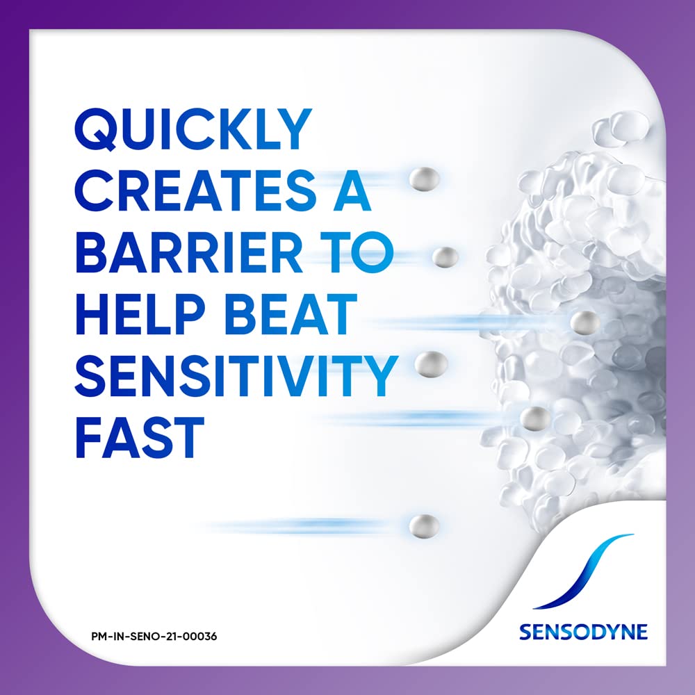 Sensodyne Toothpaste Rapid Relief, Sensitive tooth paste to help beat sensitivity fast, 80 gm – view 7