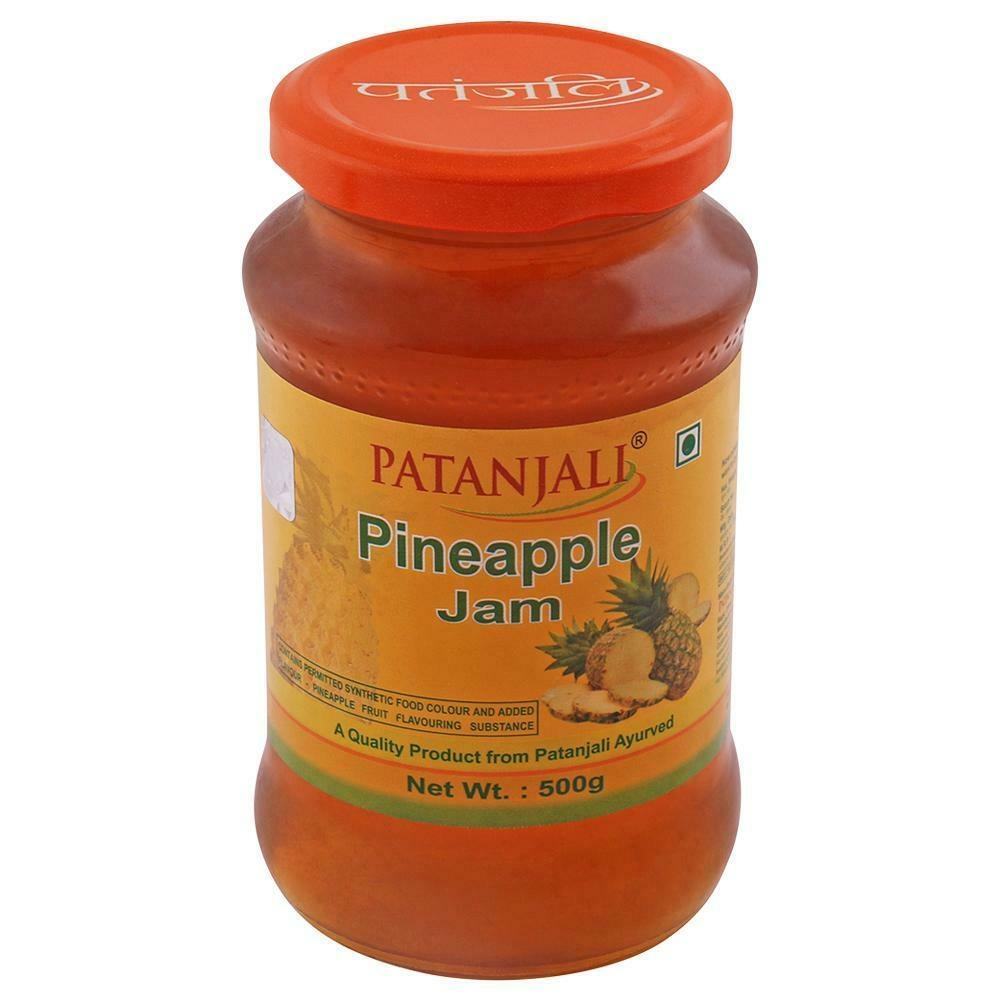Patanjali Pineapple Jam 500 g product pack image