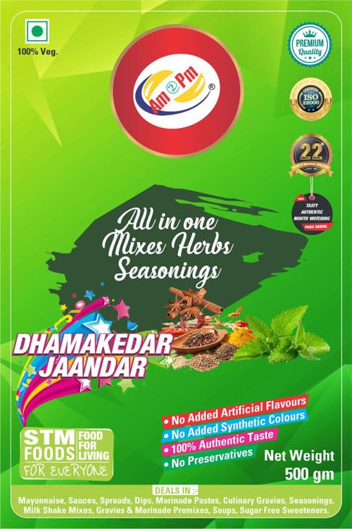 Am 2 Pm - All-in-One Mix Herbs Seasoning 500 gms, Italian Seasoning, Pizza Seasoning, Chilli Flakes, Taste & Spices – view 5