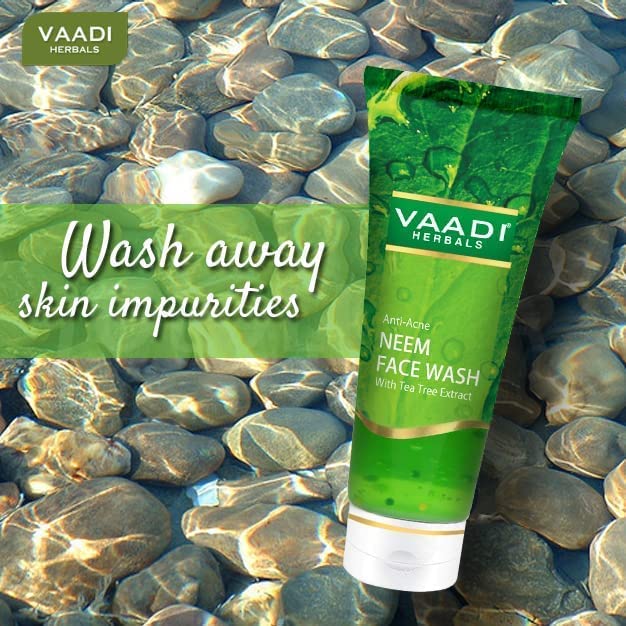 Vaadi Herbals Anti Acne Neem Face Wash with Tea Tree Extract, 60g – view 5
