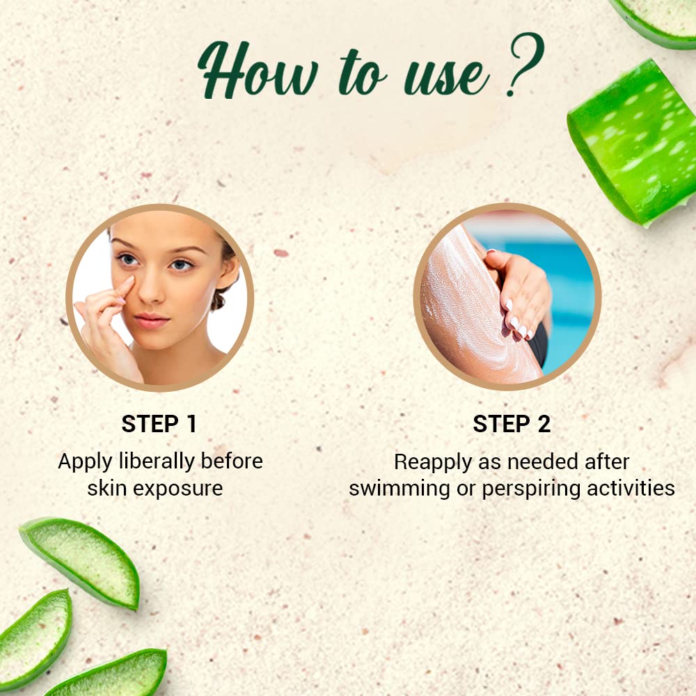 Biotique Sun Shield Aloe vera 30+ SPF UVB Sunscreen Ultra Protectective Lotion For Normal to Oily Sk – view 6