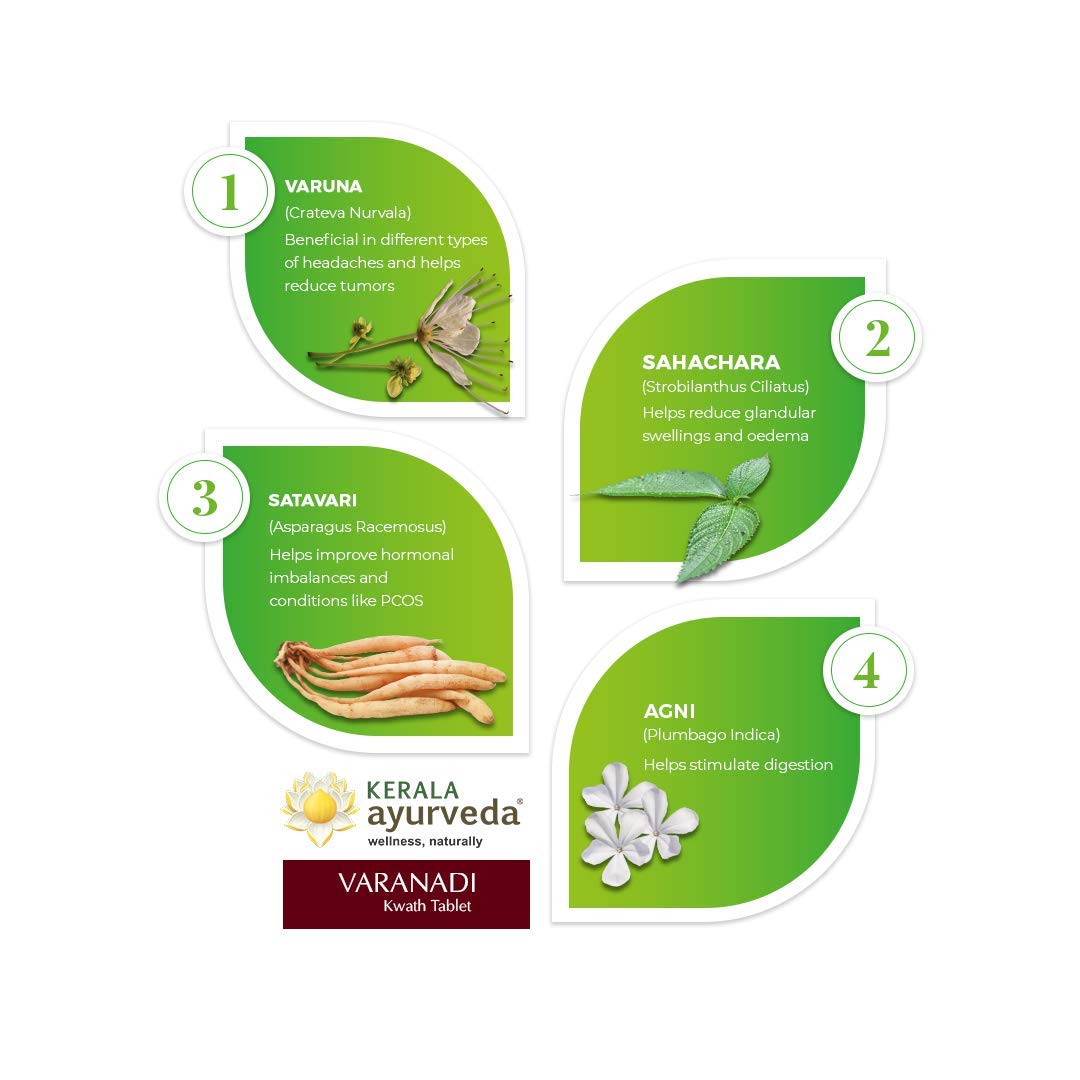 Kerala Ayurveda Varanadi Kwath Tablet 100 Tab – view 4