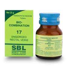 Pack of two SBL Bio-Combination No. 17 tablet bottles