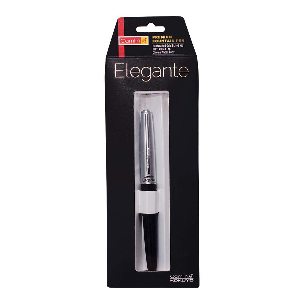 Camlin Elegante Fountain Pen - Black/Blue/Red – view 2