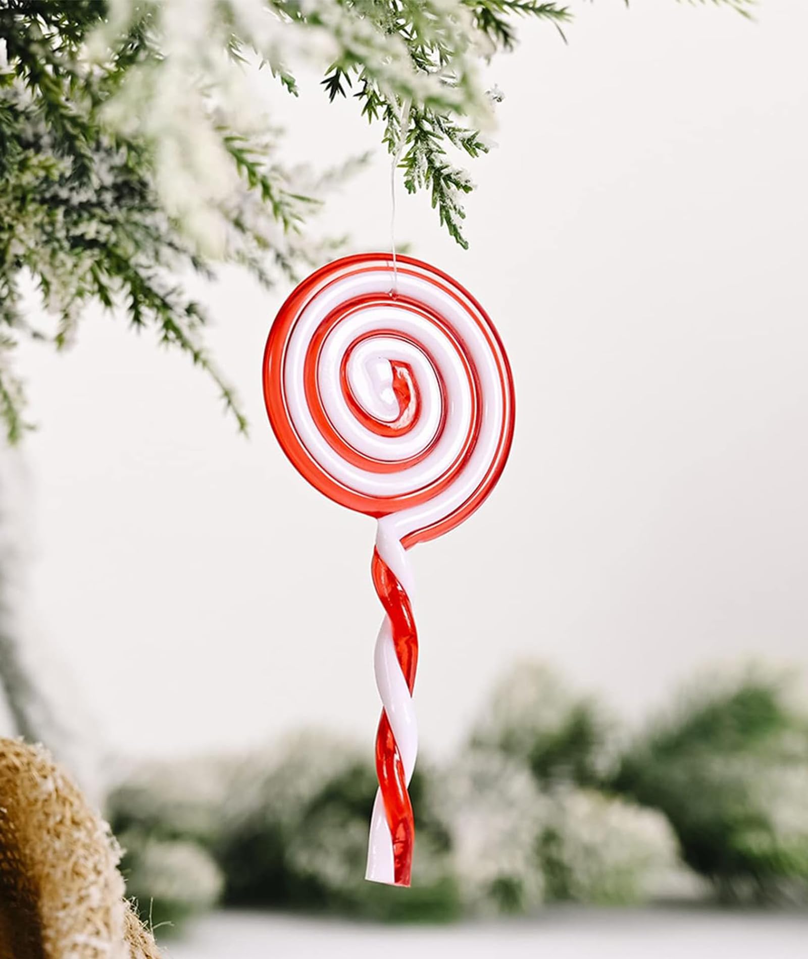 16PCS Candy Cane Christmas Decorations, Christmas Tree Ornaments Set with 8 Candy Canes and 8 Lollipops, Xmas Decoration Items for Home and Tree, Festive Holiday Decor – view 5