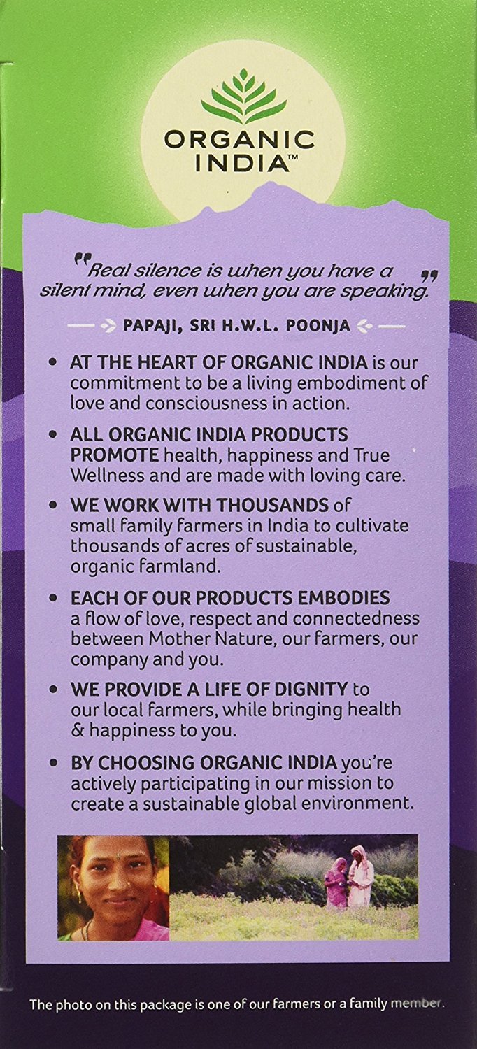 Organic India Tulsi Mulethi Tea, 25 Infusion Bags (Pack of 2) – view 6