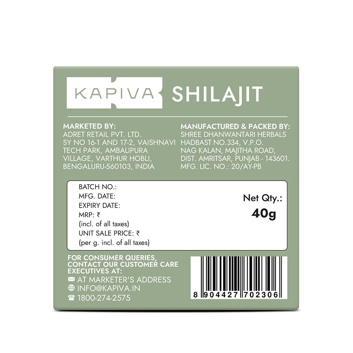 Kapiva Original Himalayan Shilajit/Shilajeet Resin 40g – view 9