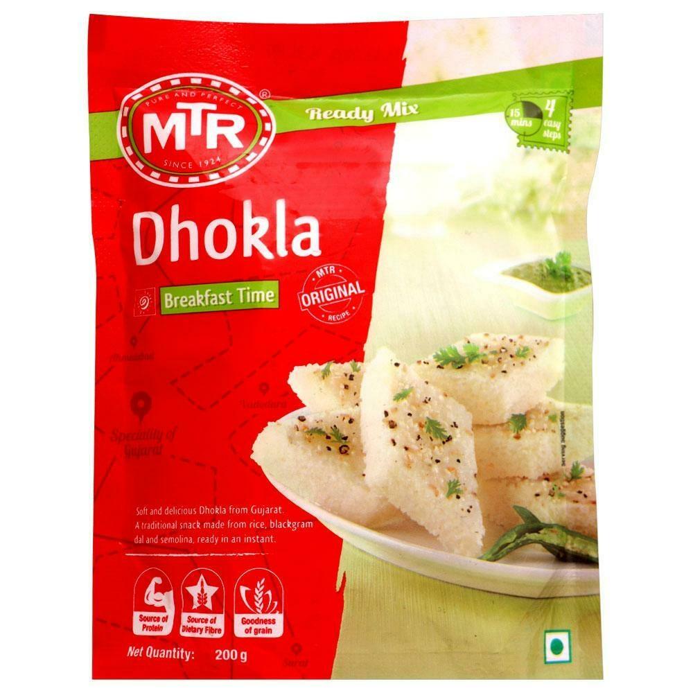 MTR vegetarian instant dhokla mix 200 g packet