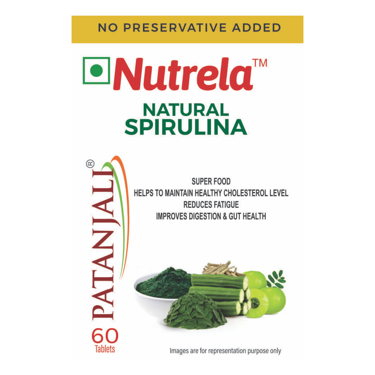 Patanjali Nutrela Spirulina Natural 32 g – view 4