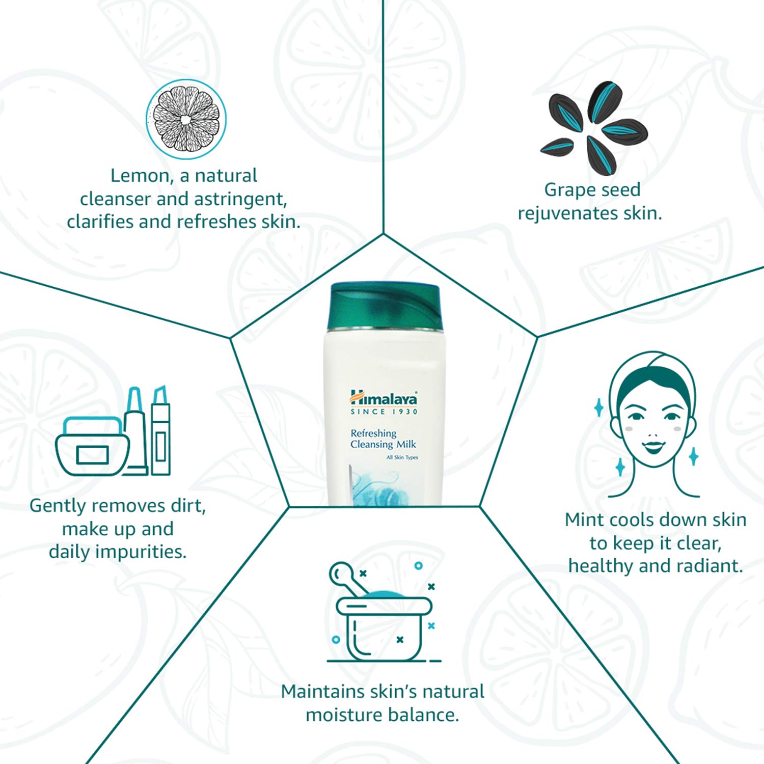 Himalaya Herbals Refreshing Cleansing Milk, 100ml – view 6