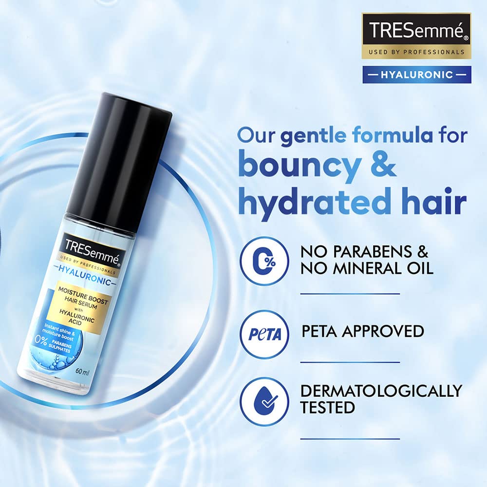 TRESemme Pro Pure Moisture Boost Serum, with Aloe Essence, Sulphate Free & Paraben Free, for Dry Hair, 60 ml – view 4