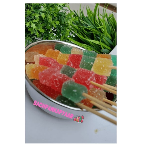 GOKULESH mix fruit jelly 200 g pack of four