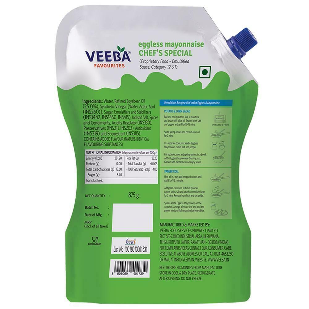 Veeba Eggless Mayonnaise 875 G – view 2