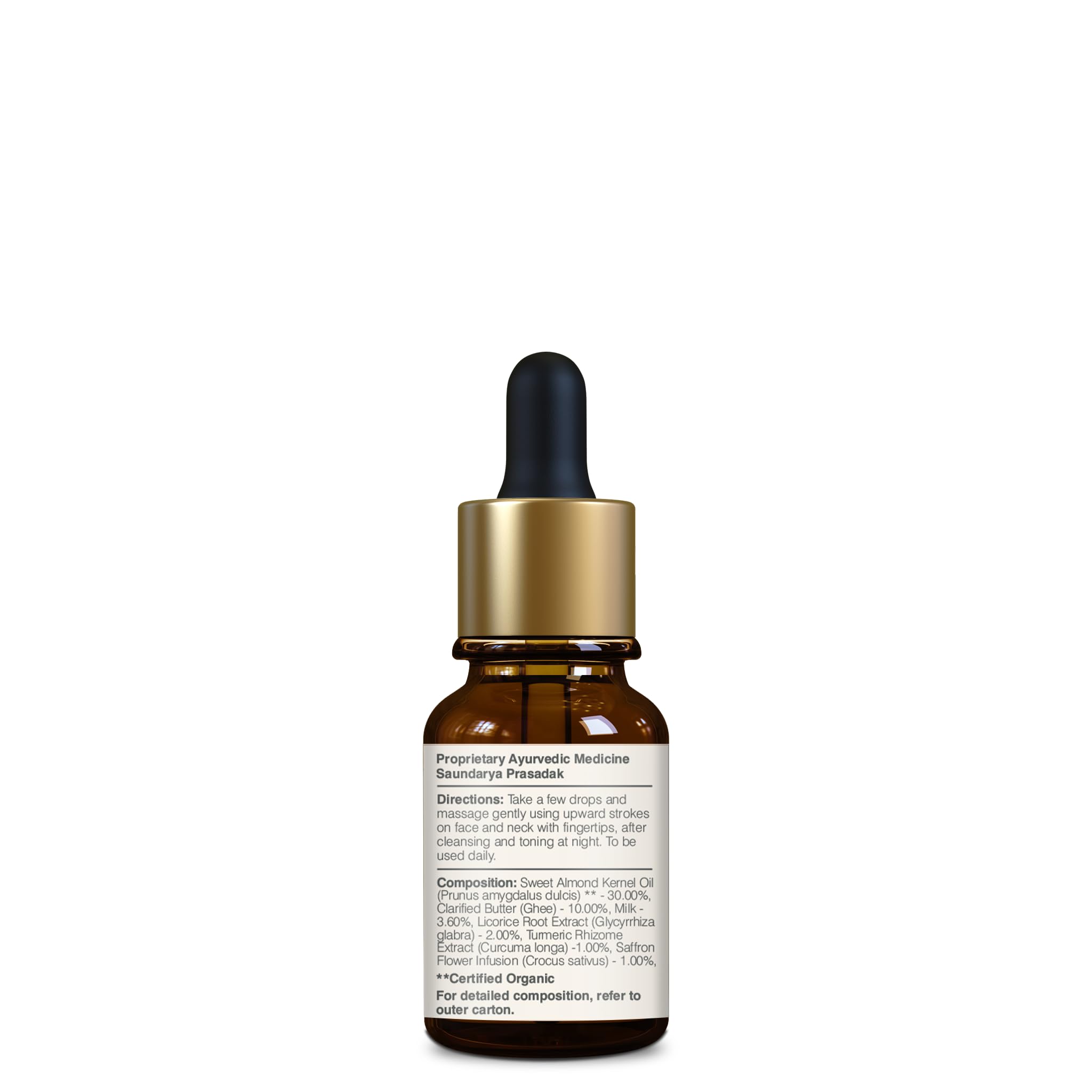Forest Essentials Soundarya Advanced Age Defying Serum With 24 Karat Gold For Unisex Night Facial Serum, 12ml – view 6