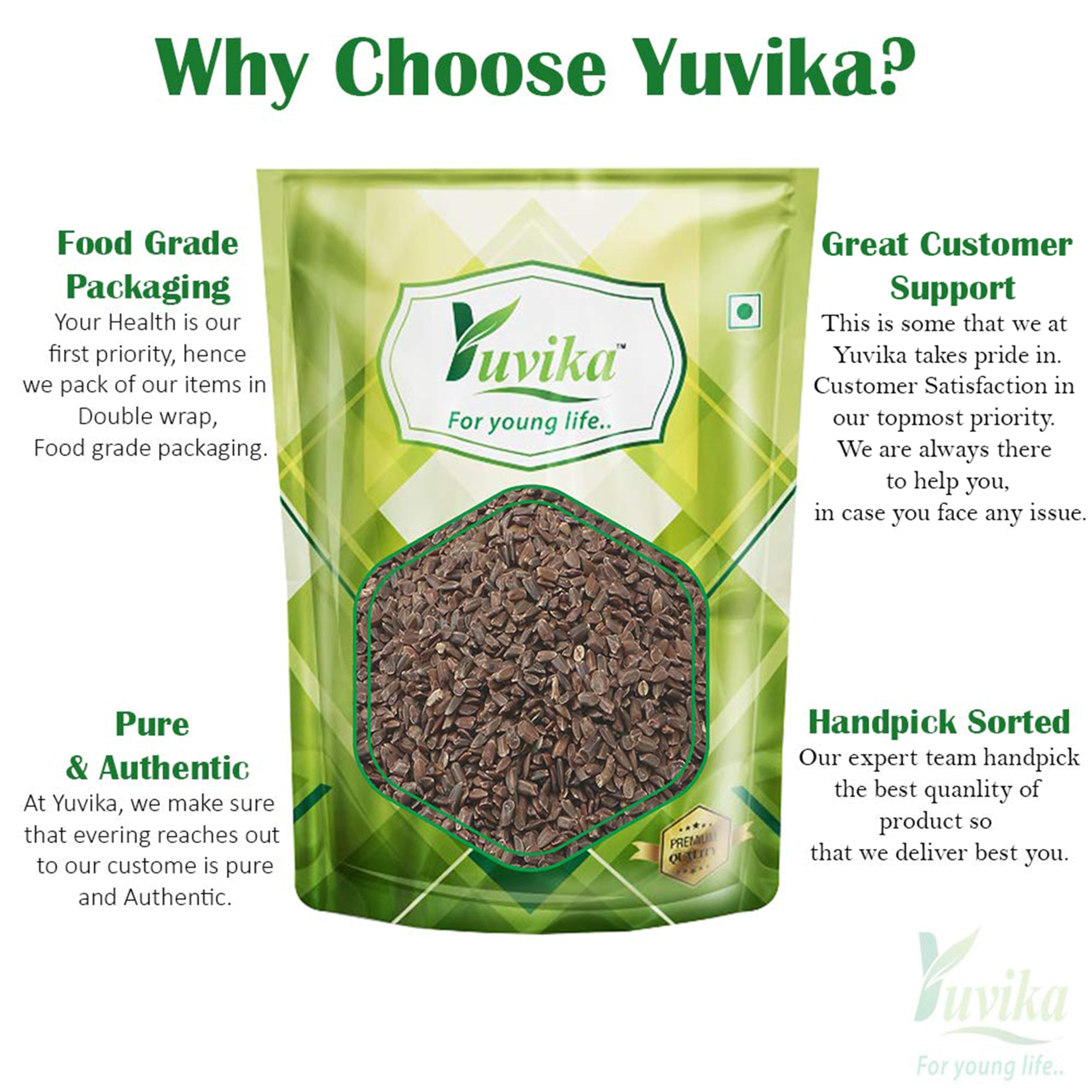 YUVIKA Talmakhana Seeds - Astercantha Longifolia 200 Grams – view 3