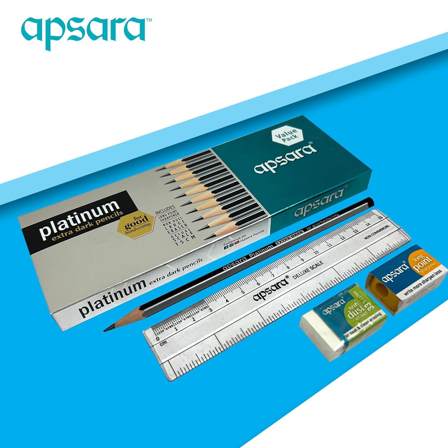 Apsara Platinum Pencil Value Pack – view 7