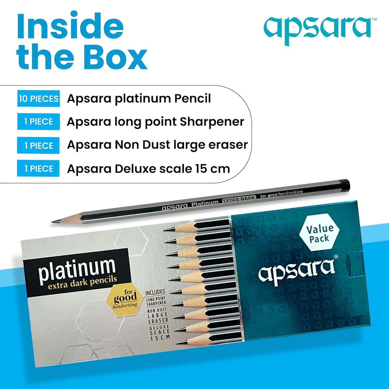 Apsara Platinum Pencil Value Pack – view 9