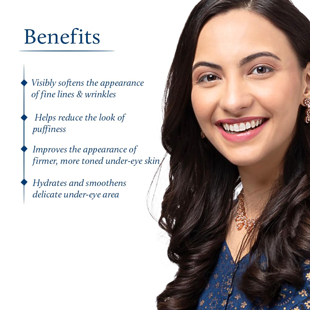 Blue Nectar Under Eye Serum with Plant Based Niacinamide from Potato Starch Papaya Dark Circles Serum with Advance Skin Firming Brightening Form (17 Herbs, 30ml) – view 4
