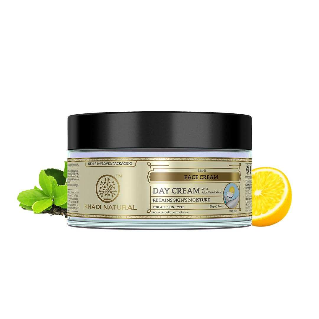 Khadi Natural 50g day cream jar front view