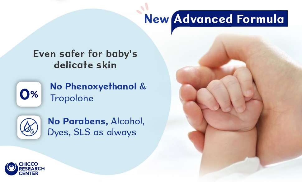 Chicco Baby Moments Mild Body Wash Refresh, New Advanced Formula with Natural Ingredients, No Tears & Soap-Free, Mild formula for Baby