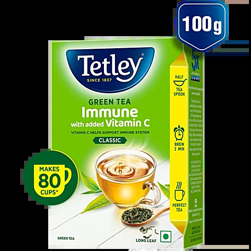 Tetley Immune with Added Vitamin C Green Tea ((100 g)) – view 3