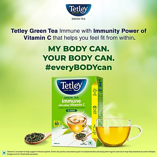 Tetley Immune with Added Vitamin C Green Tea ((100 g)) – view 5