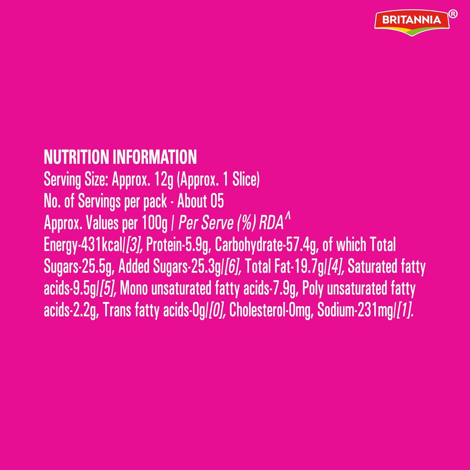 Britannia Gobbles Cake 100% Veg Bar Cake Fruit, 60 G/55 G[Weight May Vary] – view 4