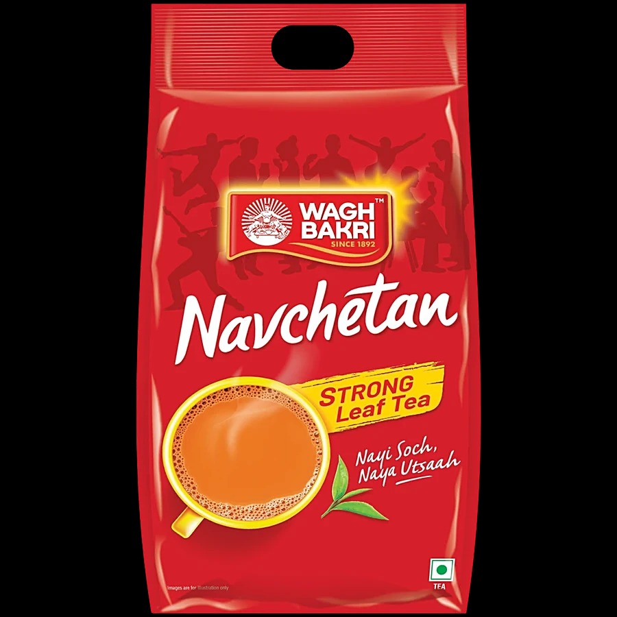Wagh Bakri Navchetan Strong Leaf Tea 1 Kg