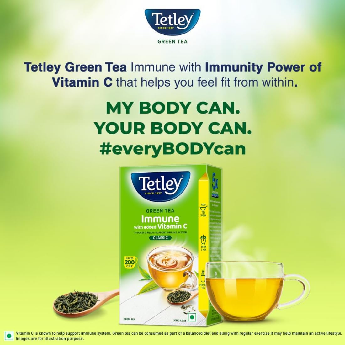 Tetley Long Leaf Green Tea, 250g – view 5