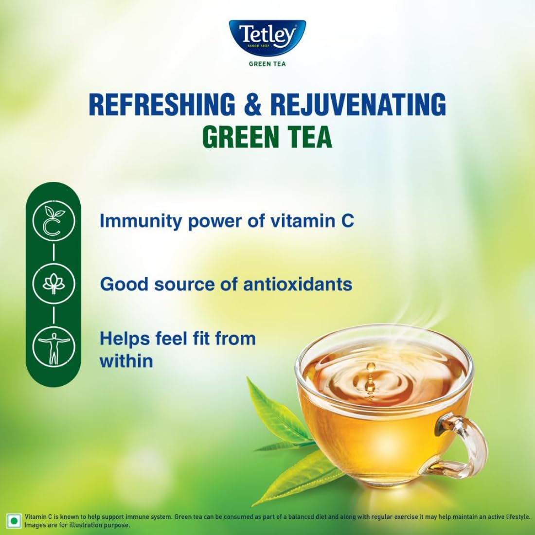 Tetley Long Leaf Green Tea, 250g – view 6