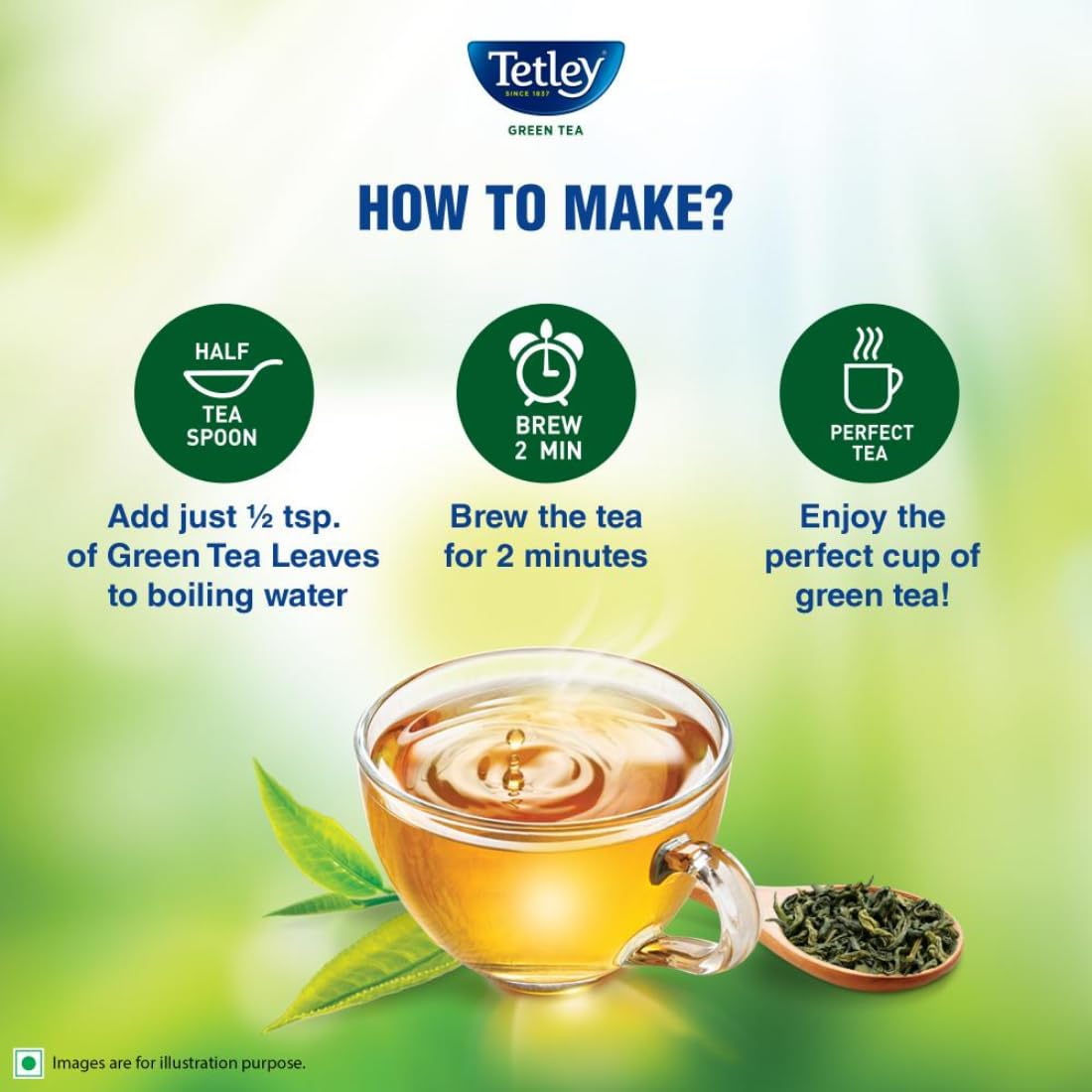 Tetley Long Leaf Green Tea, 250g – view 7
