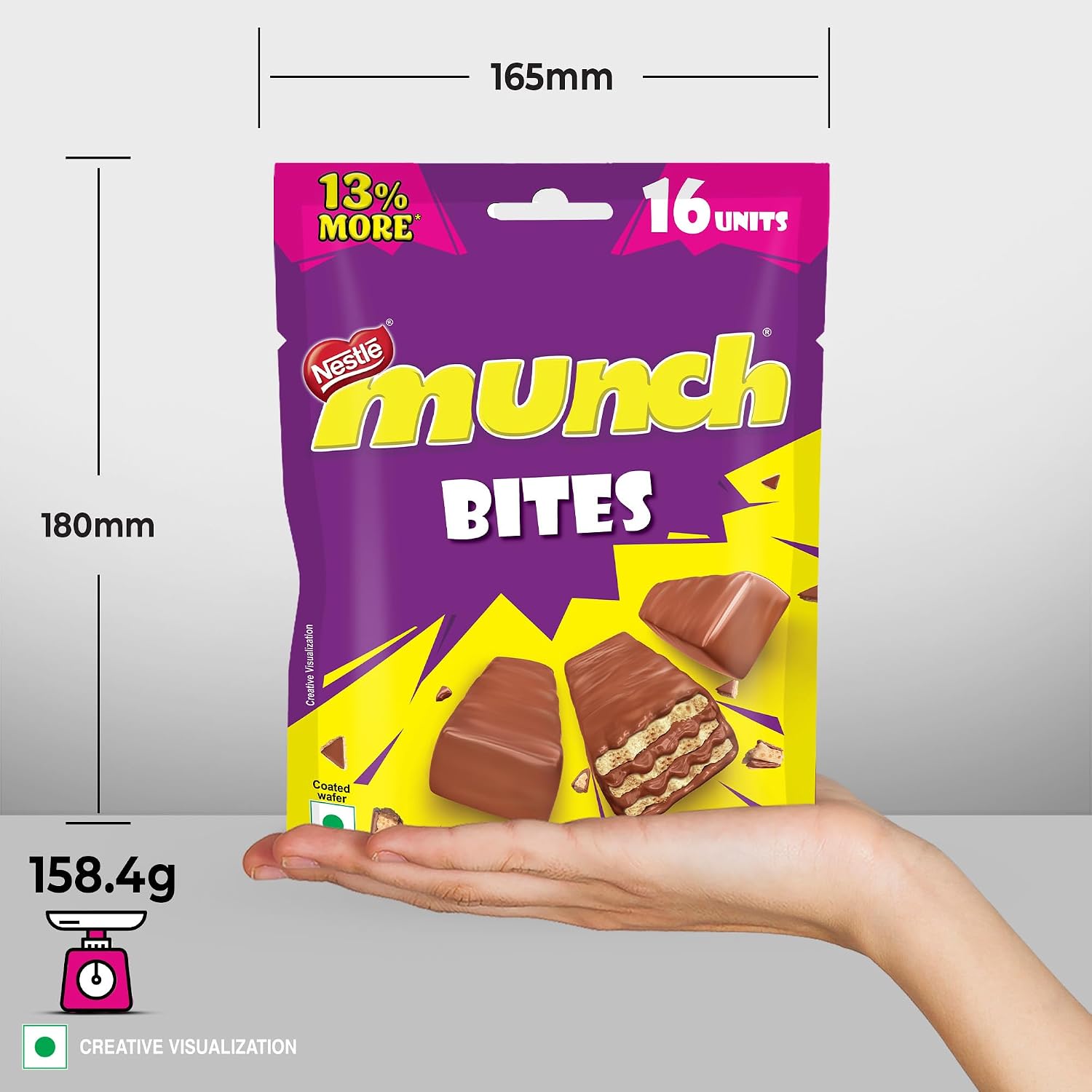 Nestlé Munch Bites Choco Coated Crunchy Wafer Share Pack, 158.4 g – view 8