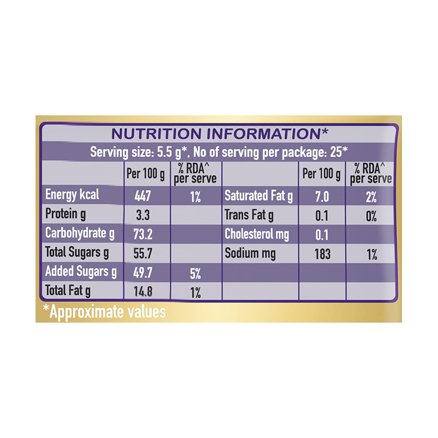 Cadbury Choclairs Gold Chocolate Candy 140 g (25 Pieces) – view 2